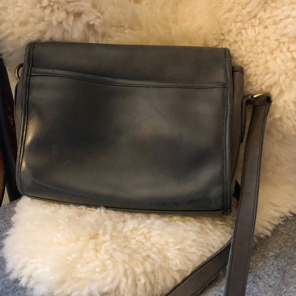 Vintage Coach grey shoulder bag - Picture 5 of 15